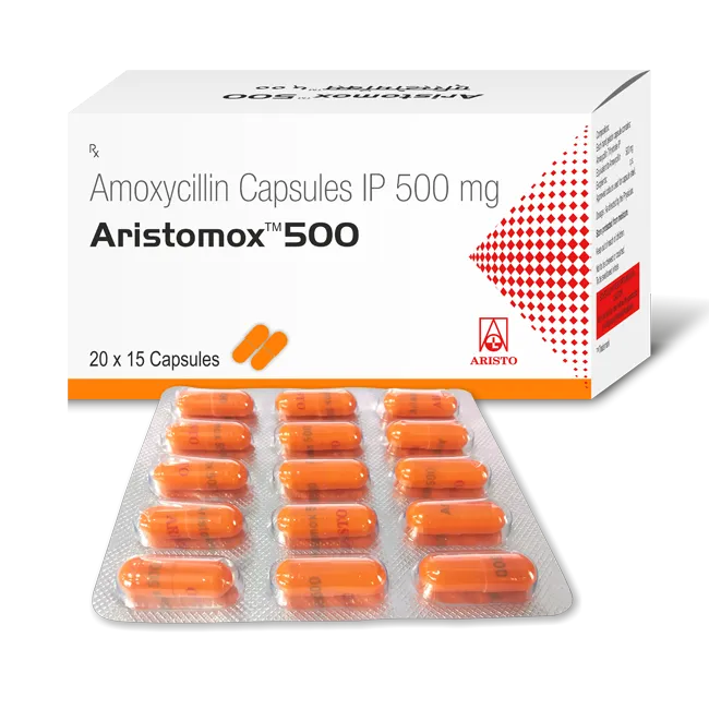 ARISTOMOX 500 CAP 15’S (ORANGE CAPS)