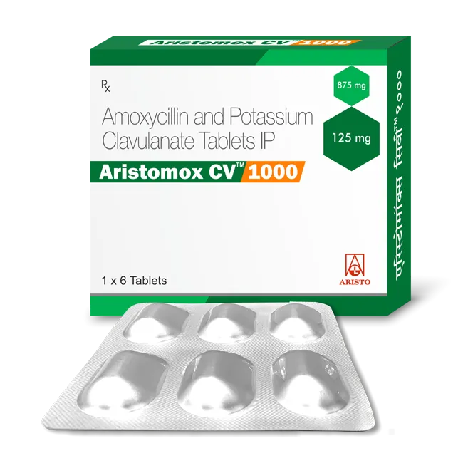 ARISTOMOX CV 1000MG TABLETS 6’S