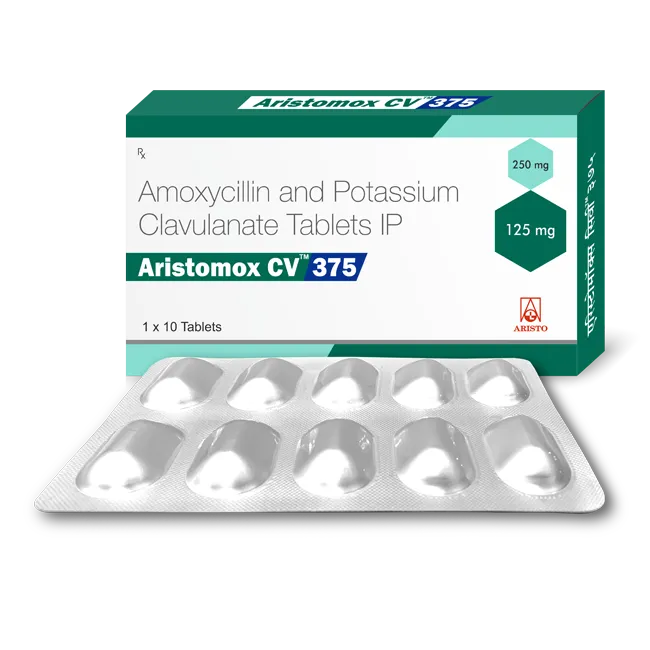 ARISTOMOX CV 375MG TABLETS 10’S