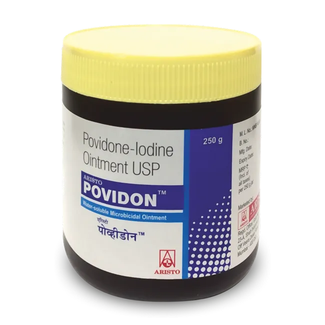 ARISTO POVIDON 5% OINTMENT 250GM