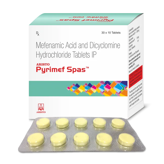 ARISTO PYRIMEF SPAS TABLETS 10’S