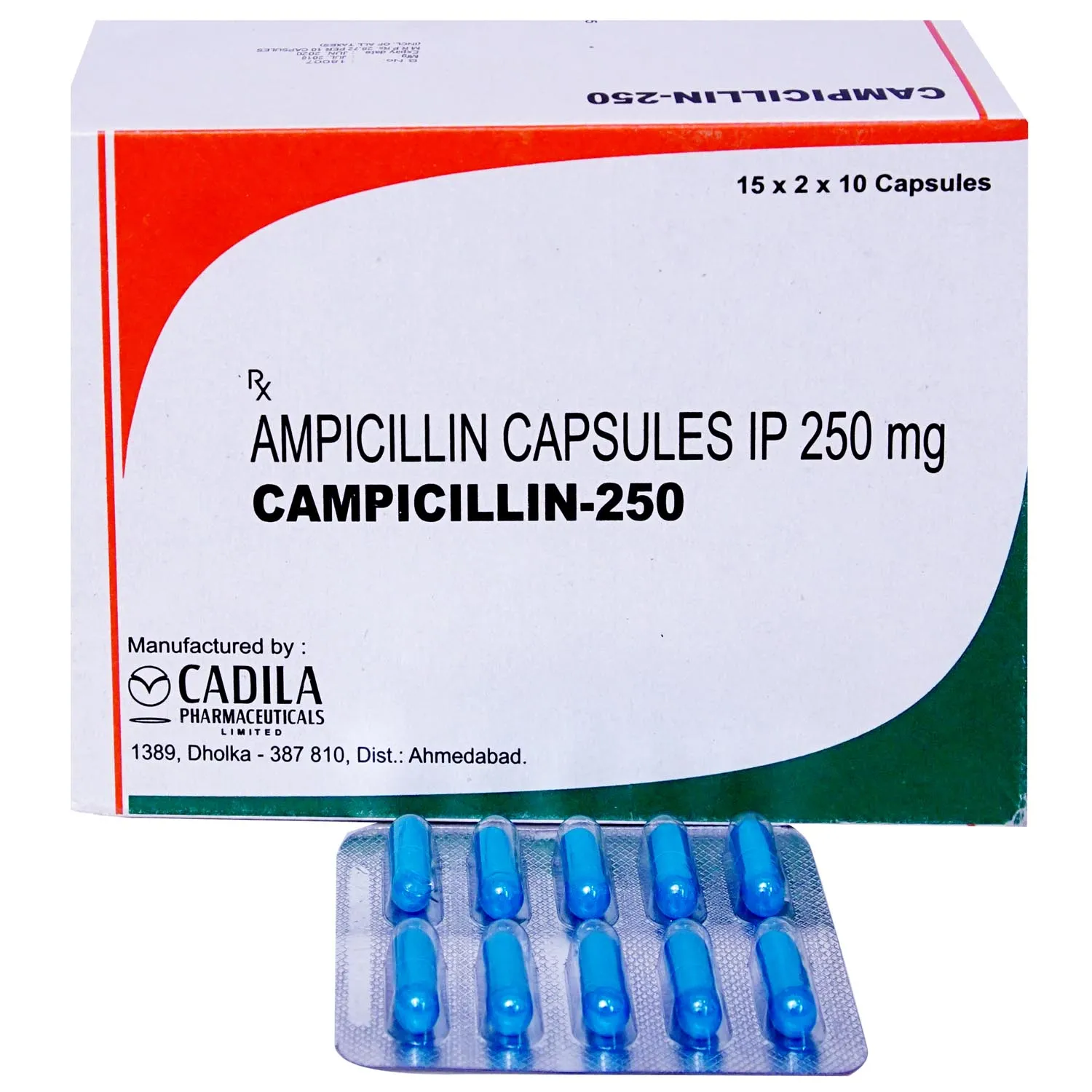 CAMPICILLIN 250MG CAPSULE