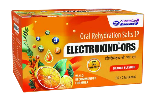 ELECTROKIND-ORS SACHET (21GM) (ORANGE)