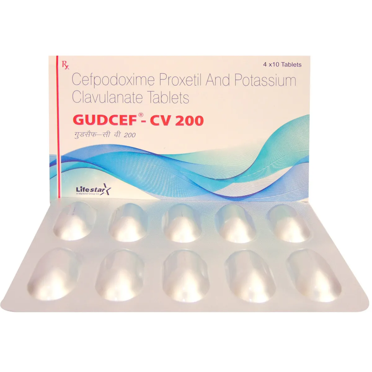 GUDCEF CV 200MG TABLET 10S