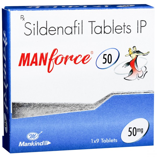 MANFORCE 50MG TABLET 9S