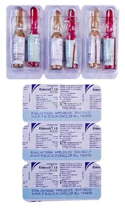 ELDERVIT 12 INJECTION