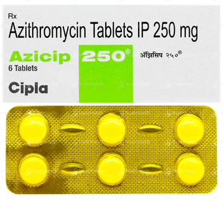 AZICIP 250MG TABLET 6S