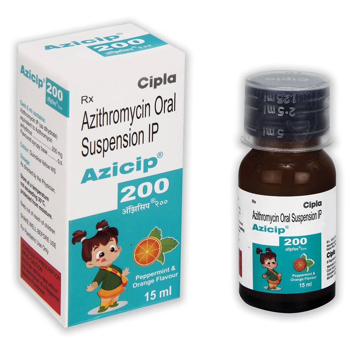 Azicip 200mg 15ml syp